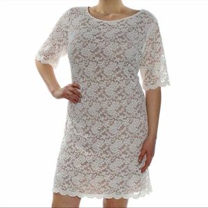 Connected Apparel Lace cocktail dress